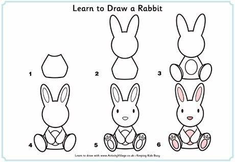 Пособия Уроки рисования как нарисовать зайца, уроки рисования для детей 8 лет